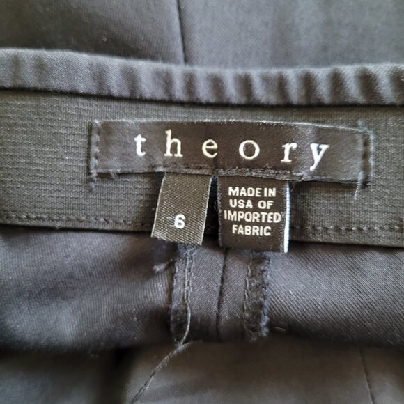 Theory Thaniel Approach Black Slim Fit Pull-On Pants - Picture 4 of 6